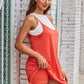 Scoop Neck Cami Dress and Shorts Set