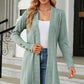 Open Front Long Sleeve Cardigan