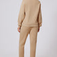 Half Snap Turtleneck Top and Pants Active Set