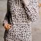 Leopard Print Long Sleeve Hoodie