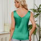 V-Neck Wide Strap Tank