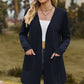 Open Front Long Sleeve Cardigan