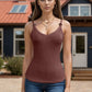 Full Size Textured Scoop Neck Cami