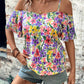 Floral Half Sleeve Blouse