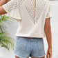 V-Neck Flutter Sleeve Blouse