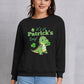 IT'S ST. PATRICK'S DAY Graphic Round Neck Sweatshirt