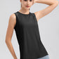 Round Neck Wide strap Active Tank