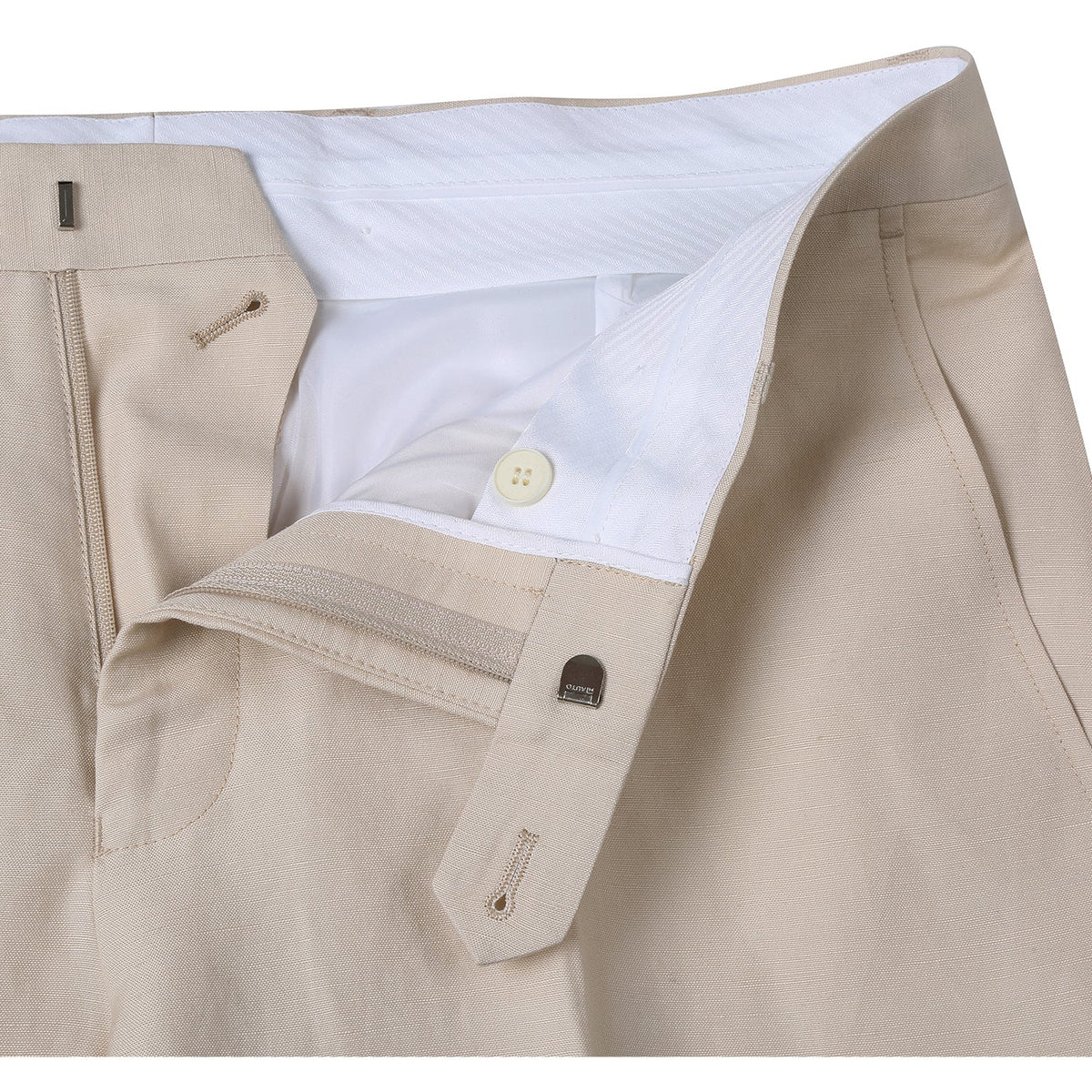 611-3 Men's New Slim Fit Checked Linen Suits