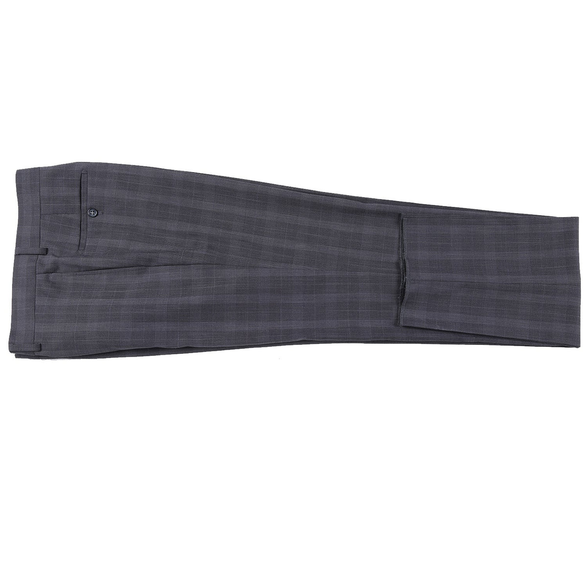 72-52-095EL Charcoal Checked Notch Suit