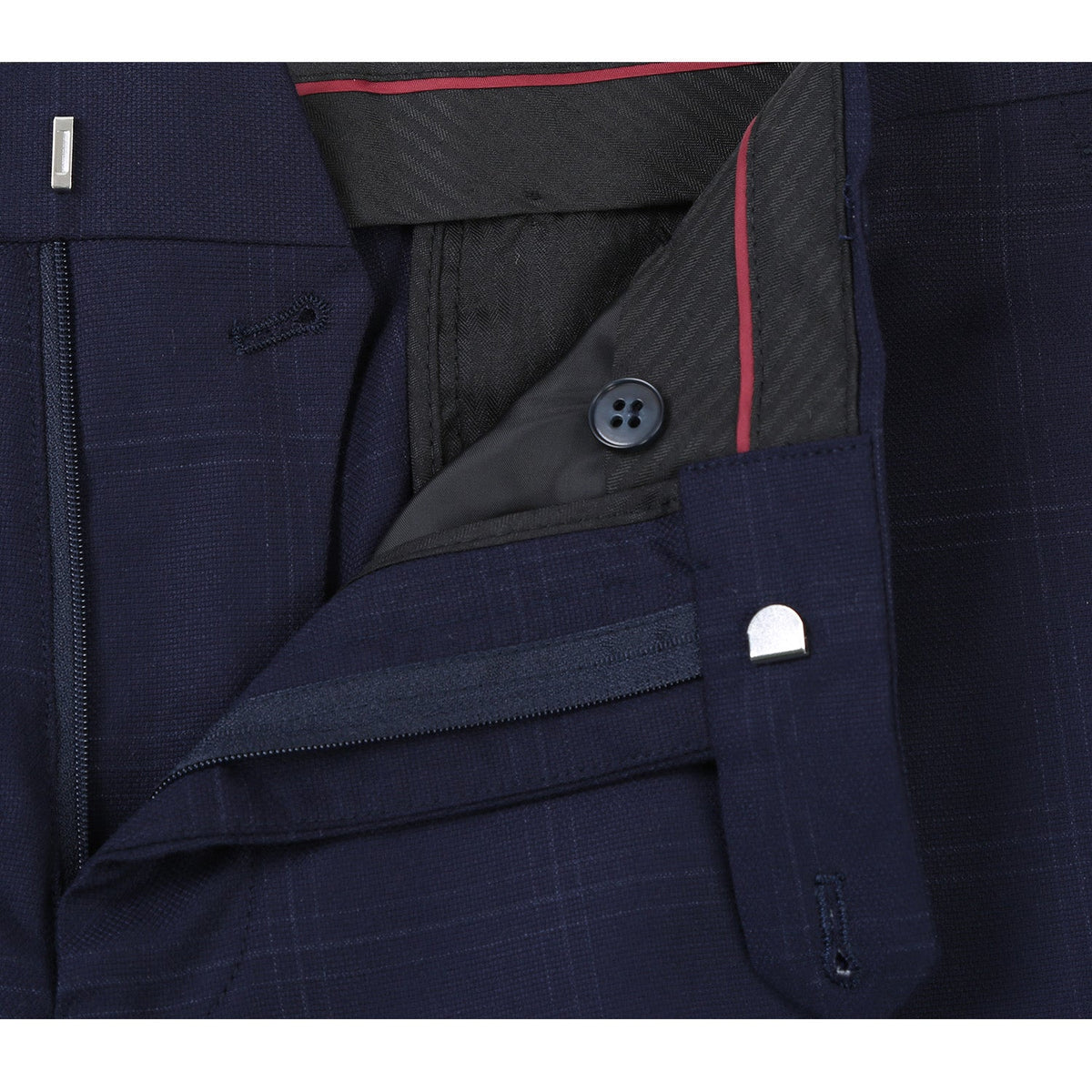 293-29 Men's New Slim Fit Checked Suits