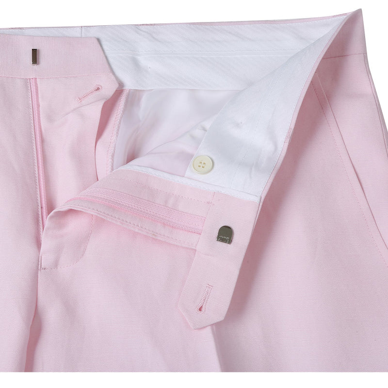 611-4 Men's New Slim Fit Checked Linen Suits