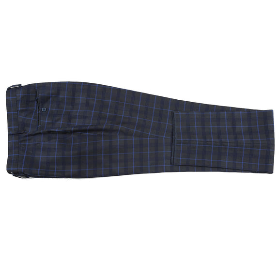 293-27 Men's Classic Fit Checked Suits