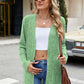 Open Front Long Sleeve Cardigan