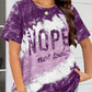 NOPE NOT TODAY Round Neck Short Sleeve T-Shirt