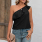 Eyelet One-Shoulder Tank