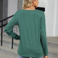 Notched Long Sleeve T-Shirt