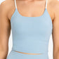 Crisscross Back Scoop Neck Sports Cami