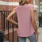 Eyelet Square Neck Tank