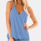 Full Size Surplice Spaghetti Strap Top