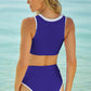 Contrast Trim Two-Piece Swimsuit