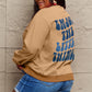 Simply Love Full Size ENJOY THE LITTLE THINGS Round Neck Sweatshirt