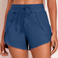 Drawstring Waist Swim Shorts