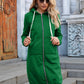 Ivy Lane Zip-Up Longline Hoodie with Pockets