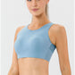 Round Neck Wide Strap Active Bra