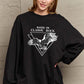 Simply Love Full Size Eagle Graphic Drop Shoulder Sweatshirt