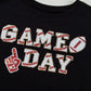 GAME DAY Fringe Long Sleeve Sweatshirt