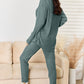 Basic Bae Full Size Notched Long Sleeve Top and Pants Set