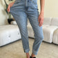 Judy Blue Full Size High Waist Cuff Hem Jeans