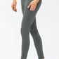 Full Size Slim Fit High Waist Long Sports Pants with Pockets