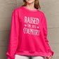 Simply Love Full Size RAISED ON 90'S COUNTRY Graphic Sweatshirt