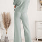 Long Sleeve Lounge Top and Drawstring Pants Set