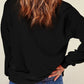 Sequin Santa Patch Round Neck Sweatshirt