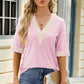 V-Neck Half Sleeve T-Shirt