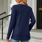 V-Neck Long Sleeve Blouse