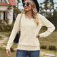 Square Neck Long Sleeve Blouse