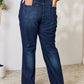 Judy Blue Full Size Button-Fly Straight Jeans