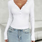 Devine V-Neck Long Sleeve T-Shirt