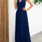 Surplice Neck Sleeveless Maxi Dress