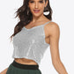 Sequin Cropped Cami