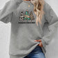 Graphic Round Neck Dropped Shoulder Sweatshirt