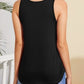 V-Neck Curved Hem Tank