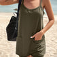 Full Size Pocketed Cami and Shorts Set