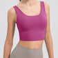 Scoop Neck Wide Strap Active Tank