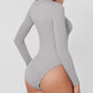 Round Neck Long Sleeve Bodysuit