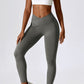 Slim Fit Wide Waistband Sports Leggings