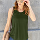 Basic Bae Full Size Round Neck Curved Hem Tank